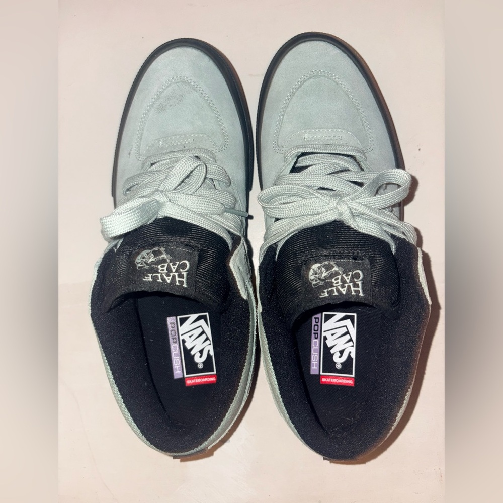 Vans Half Cab Skate Shoes in Gray/Olive Men’s 11 - Picture 2 of 9